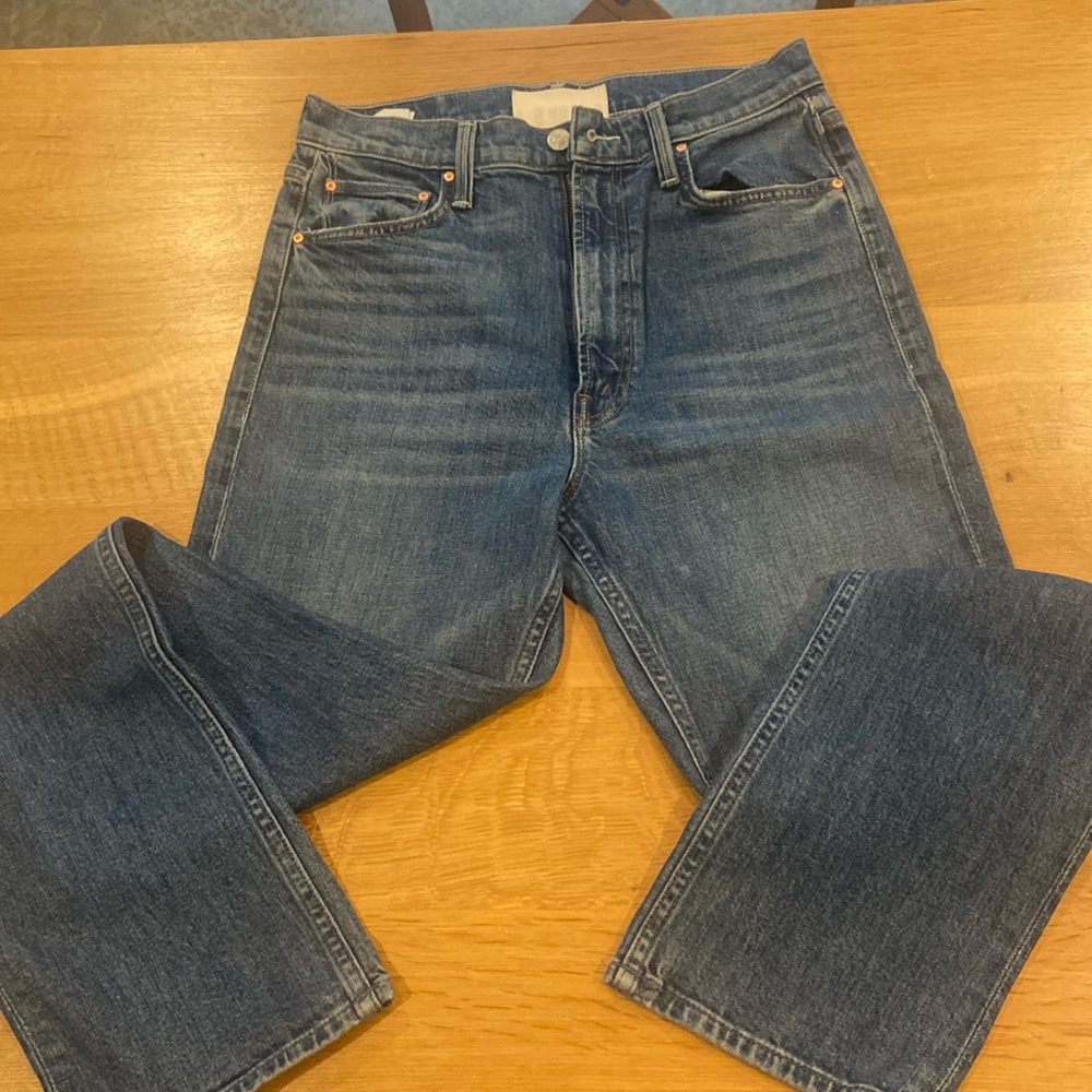 Mother Superior Jeans “high waisted rider skimp” wash: Cowboys don’t cry size 29